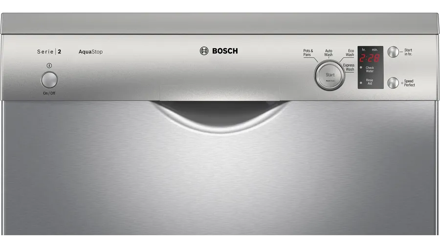 Supply & Install: BOSCH - Series 2 Free-Standing Dishwasher 60cm Brushed Steel Anti-Fingerprint