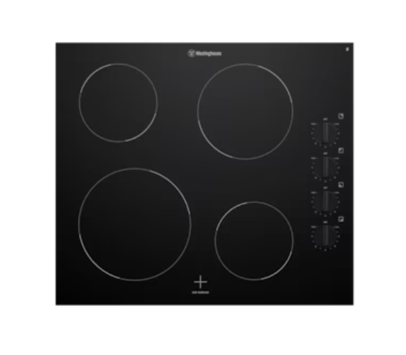 Supply & Install: Westinghouse - 60 cm 4 Zone Ceramic Cooktop
