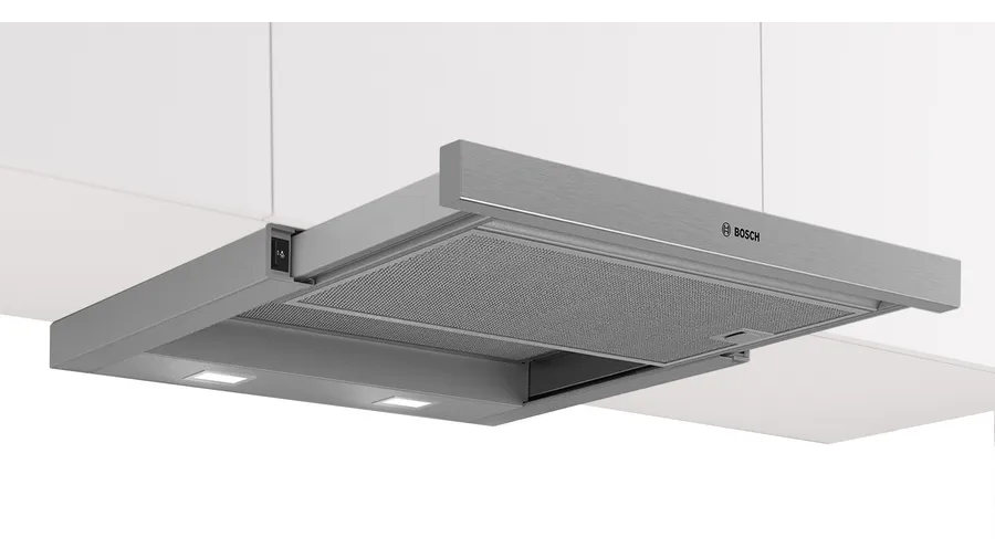 Supply & Install: BOSCH - Series 2 Slideout Rangehood 60cm Silver Metallic