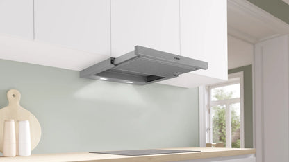 Supply & Install: BOSCH - Series 2 Slideout Rangehood 60cm Silver Metallic