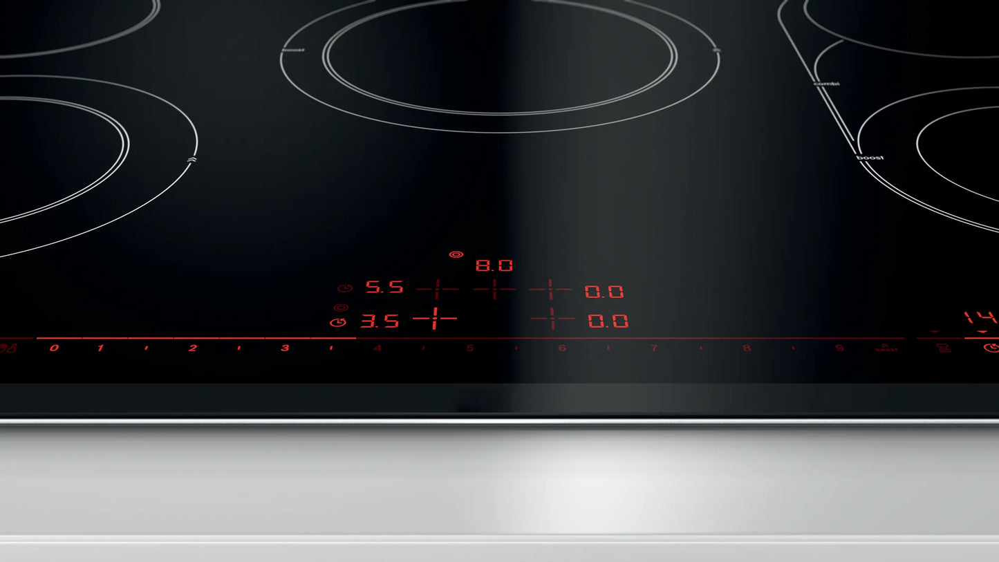 Supply & Install: BOSCH - Series 8 Electric Cooktop 80cm Black